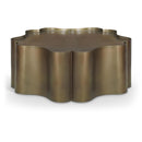  Meridian Eloise Brass Iron Coffee Table IMAGE 1