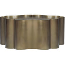  Meridian Eloise Brass Iron Coffee Table IMAGE 3