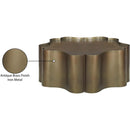  Meridian Eloise Brass Iron Coffee Table IMAGE 7