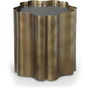  Meridian Eloise Brass Iron End Table IMAGE 1