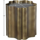  Meridian Eloise Brass Iron End Table IMAGE 6