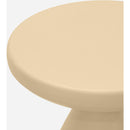 Meridian Anika Beige Iron Side Table IMAGE 5