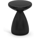 Meridian Anika Black Iron Side Table IMAGE 1
