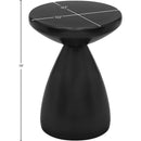 Meridian Anika Black Iron Side Table IMAGE 7
