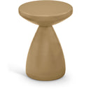 Meridian Anika Brown Iron Side Table IMAGE 1