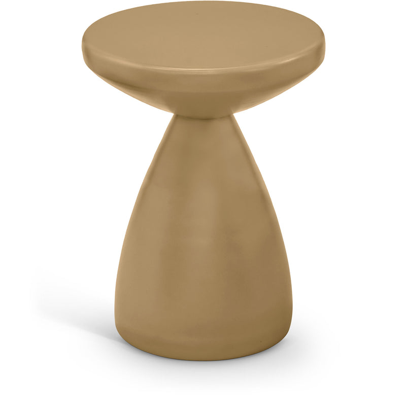 Meridian Anika Brown Iron Side Table IMAGE 1