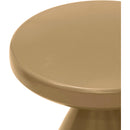 Meridian Anika Brown Iron Side Table IMAGE 5
