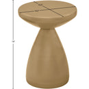 Meridian Anika Brown Iron Side Table IMAGE 7