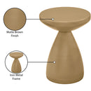 Meridian Anika Brown Iron Side Table IMAGE 8