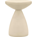 Meridian Anika Cream Iron Side Table IMAGE 3