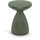 Meridian Anika Green Iron Side Table IMAGE 1