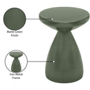 Meridian Anika Green Iron Side Table IMAGE 8
