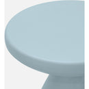 Meridian Anika Light Blue Iron Side Table IMAGE 5