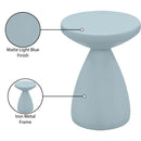 Meridian Anika Light Blue Iron Side Table IMAGE 8