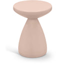 Meridian Anika Pink Iron Side Table IMAGE 1