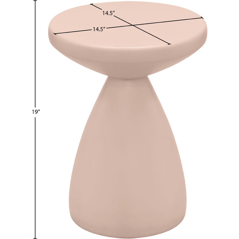 Meridian Anika Pink Iron Side Table IMAGE 7