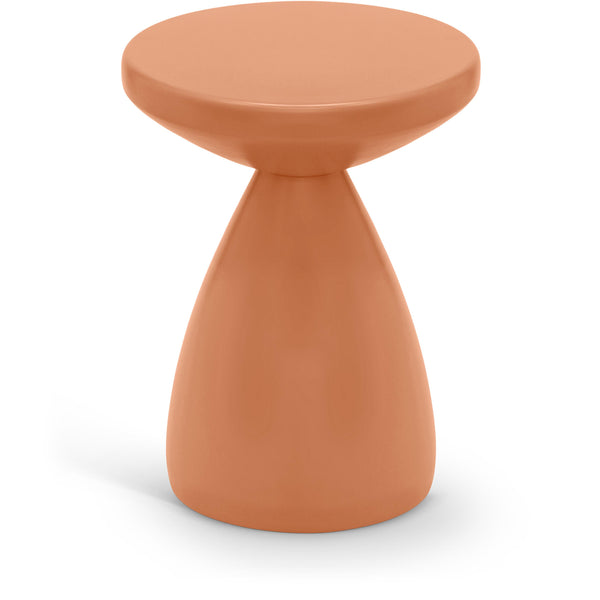 Meridian Anika Salmon Iron Side Table IMAGE 1