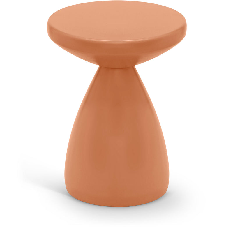 Meridian Anika Salmon Iron Side Table IMAGE 1