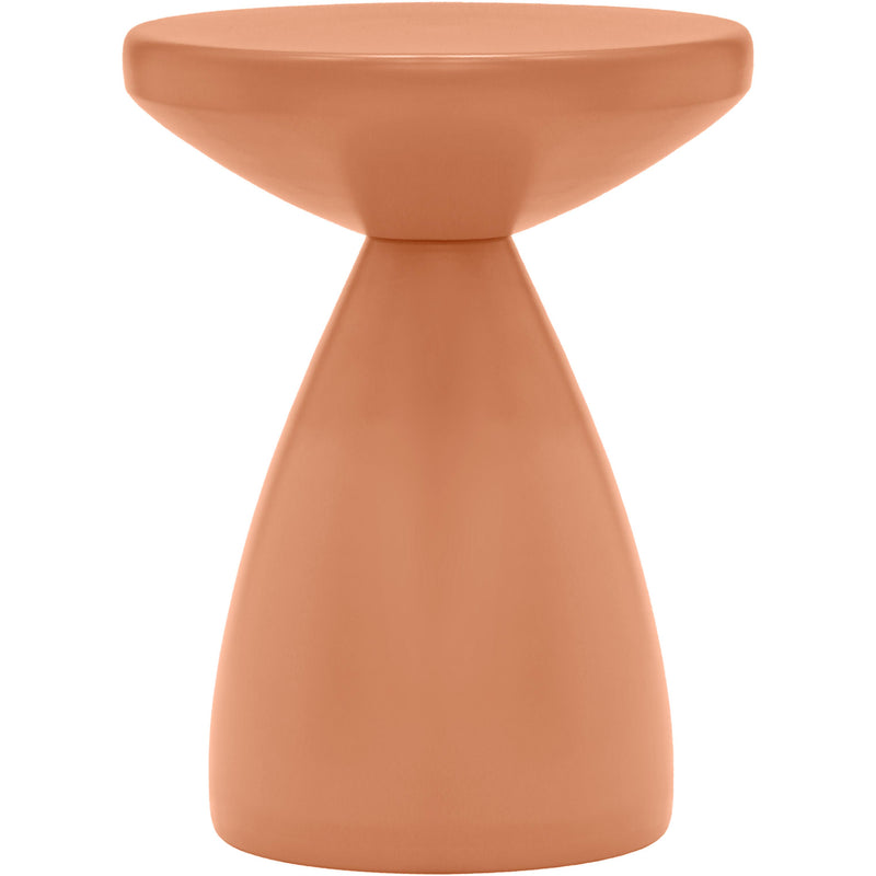 Meridian Anika Salmon Iron Side Table IMAGE 3