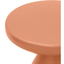 Meridian Anika Salmon Iron Side Table IMAGE 5