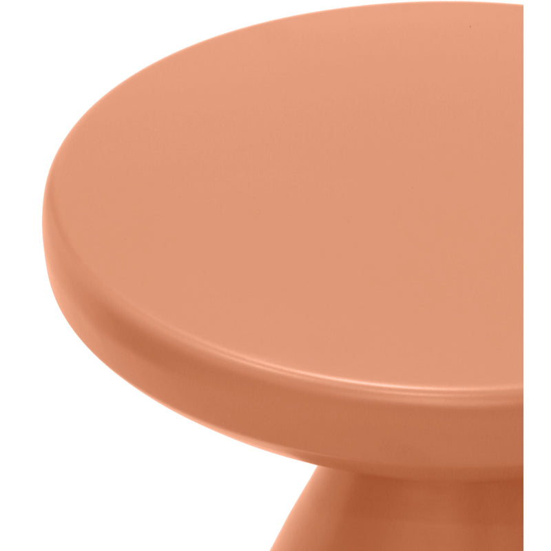 Meridian Anika Salmon Iron Side Table IMAGE 5