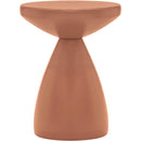 Meridian Anika Terracotta Iron Side Table IMAGE 3