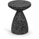 Meridian Anika Black Iron Side Table IMAGE 1