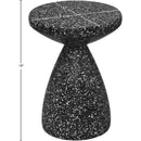 Meridian Anika Black Iron Side Table IMAGE 7