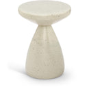 Meridian Anika Cream Iron Side Table IMAGE 1