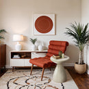 Meridian Anika Cream Iron Side Table IMAGE 2