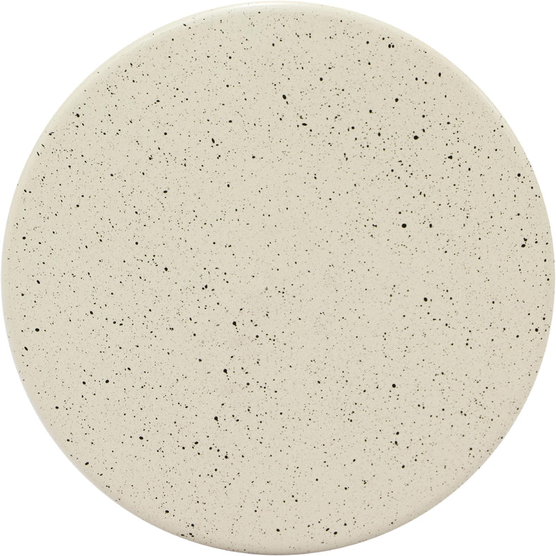 Meridian Anika Cream Iron Side Table IMAGE 4
