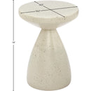 Meridian Anika Cream Iron Side Table IMAGE 7