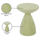 Meridian Anika Green Iron Side Table IMAGE 8