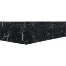 Meridian Piazza Black Marble Finish Concrete Coffee Table IMAGE 5