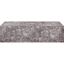 Meridian Piazza Brown Marble Finish Concrete Coffee Table IMAGE 4