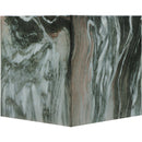 Meridian Piazza Green Marble Finish Concrete End Table IMAGE 5