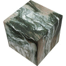 Meridian Piazza Green Marble Finish Concrete End Table IMAGE 6
