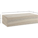 Meridian Piazza Travertine Travertine Finish Concrete Coffee Table IMAGE 7