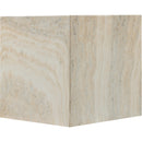 Meridian Piazza Travertine Travertine Finish Concrete End Table IMAGE 5