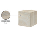 Meridian Piazza Travertine Travertine Finish Concrete End Table IMAGE 8