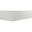 Meridian Piazza White Marble Finish Concrete Coffee Table IMAGE 5