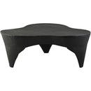  Meridian Bourges Black Aluminum Coffee Table IMAGE 3