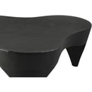  Meridian Bourges Black Aluminum Coffee Table IMAGE 4