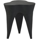  Meridian Bourges Black Aluminum End Table IMAGE 3