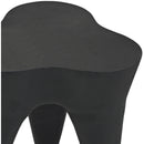  Meridian Bourges Black Aluminum End Table IMAGE 4