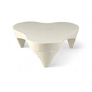  Meridian Bourges Cream Aluminum Coffee Table IMAGE 1