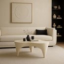  Meridian Bourges Cream Aluminum Coffee Table IMAGE 2
