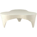  Meridian Bourges Cream Aluminum Coffee Table IMAGE 3