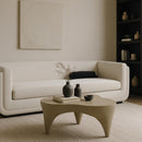  Meridian Bourges Taupe Aluminum Coffee Table IMAGE 2