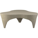  Meridian Bourges Taupe Aluminum Coffee Table IMAGE 3